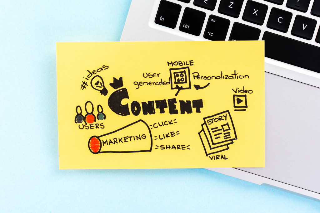 Content marketing used to make noise online